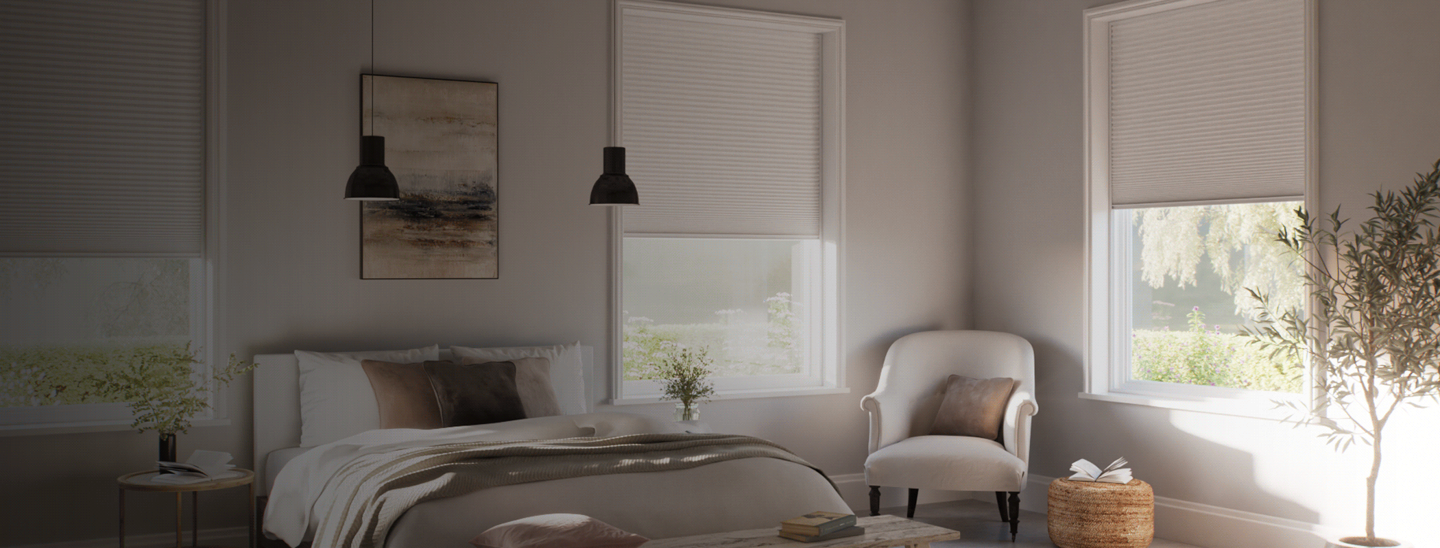 Blackout Blinds with Side Tracks