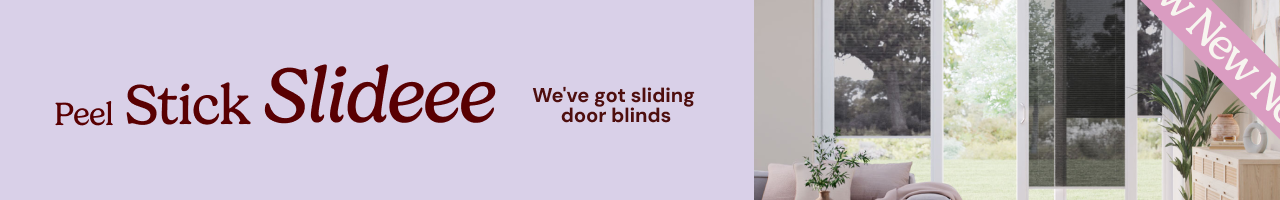 Sliding door blinds