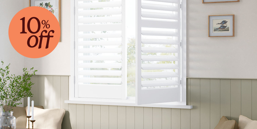 10% off Click2Go shutters