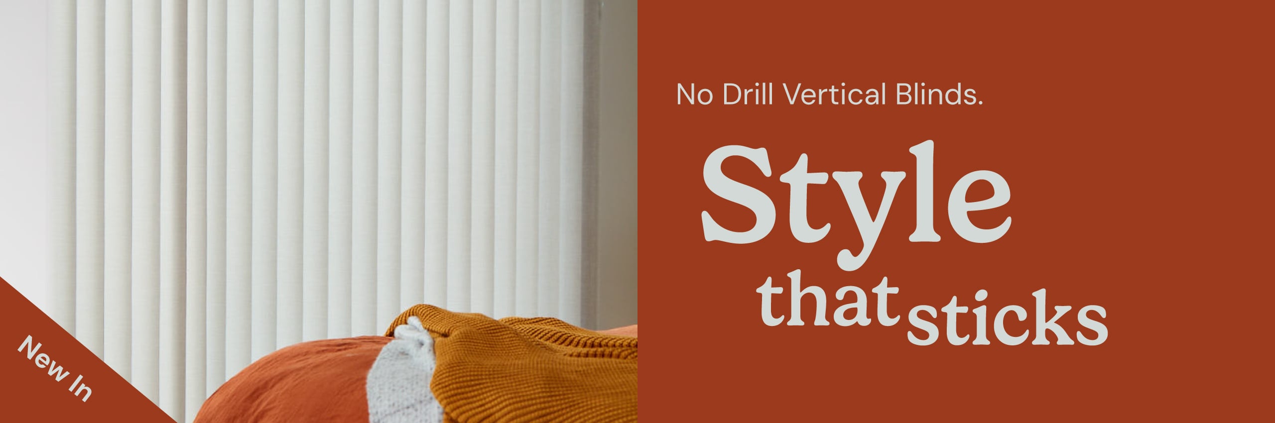 Made to Measure No Drill Blinds