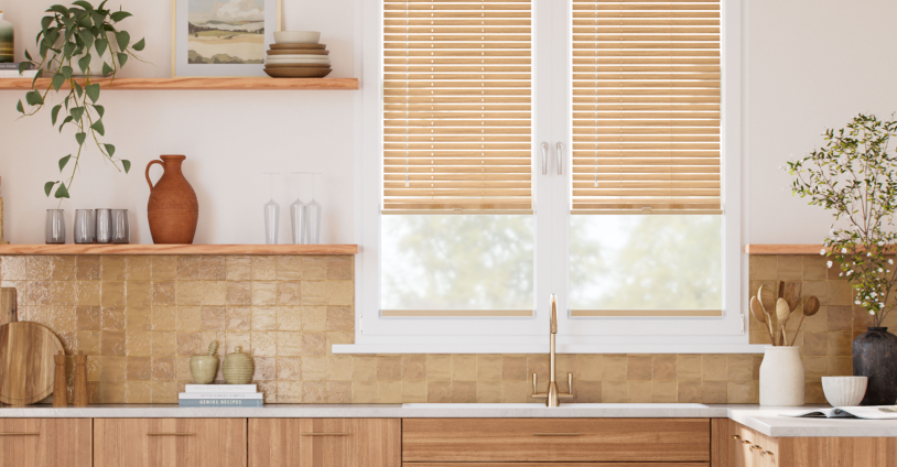 Stick On Wooden Blinds