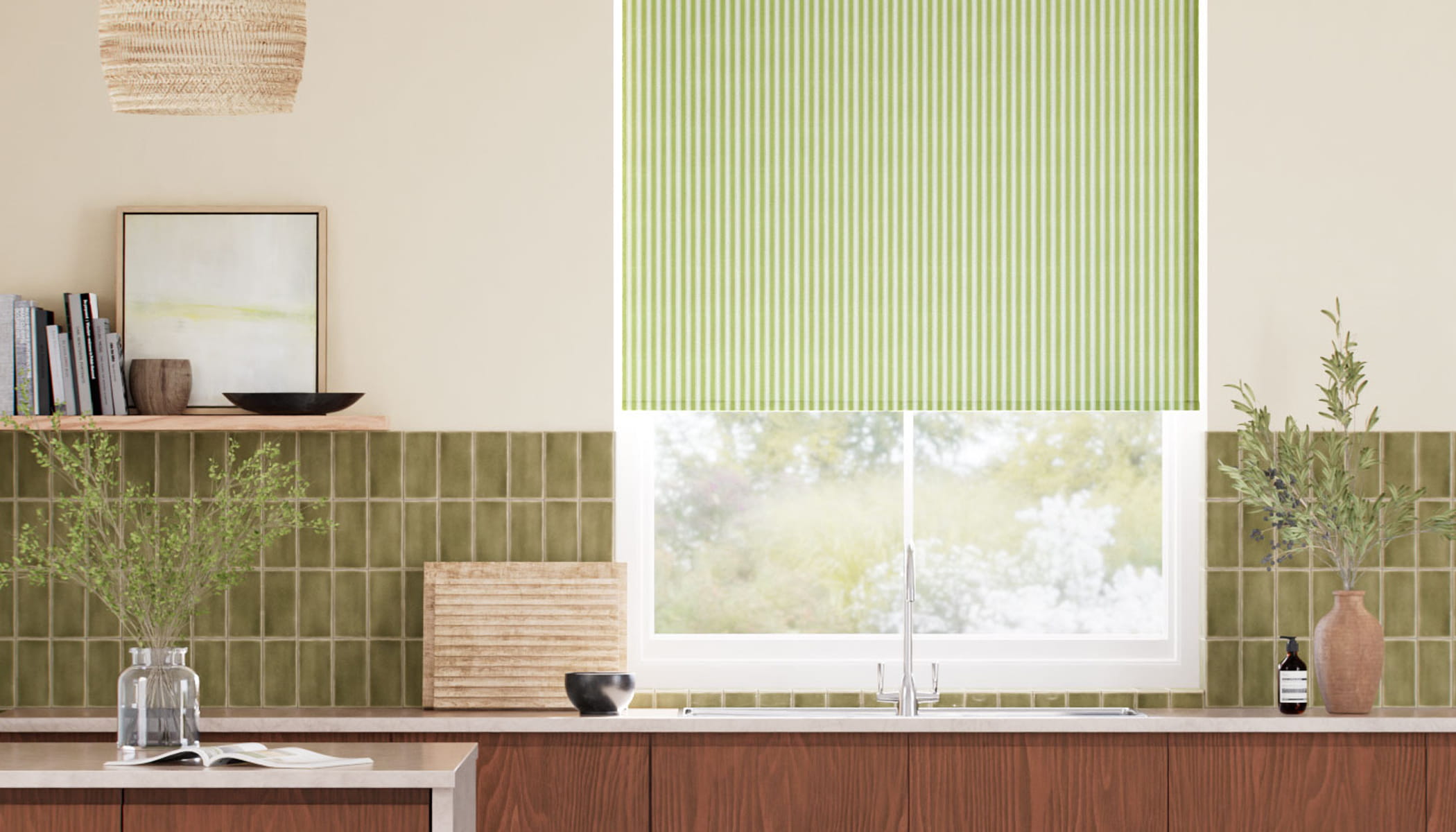 Green Roller Blinds