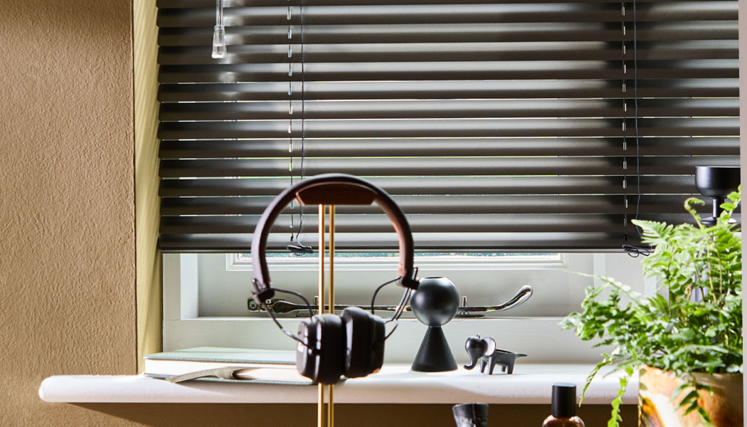 Grey Venetian Blinds