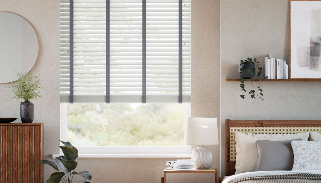 Grey Wooden Blinds