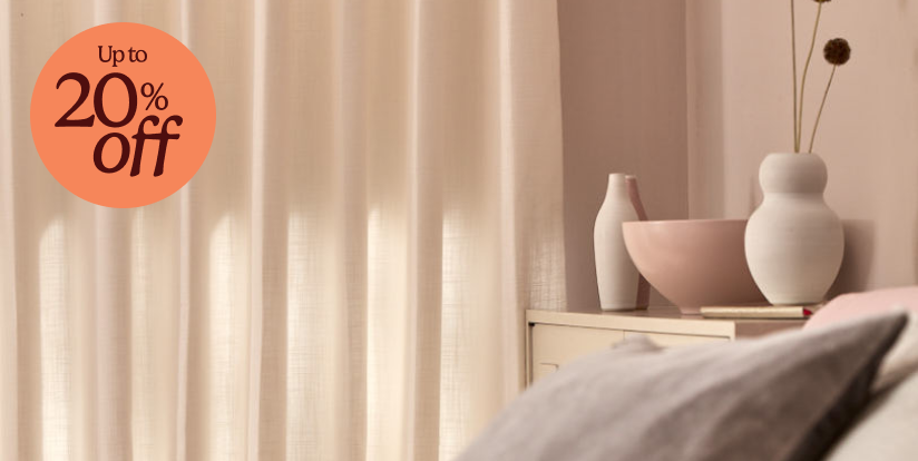Linen curtains