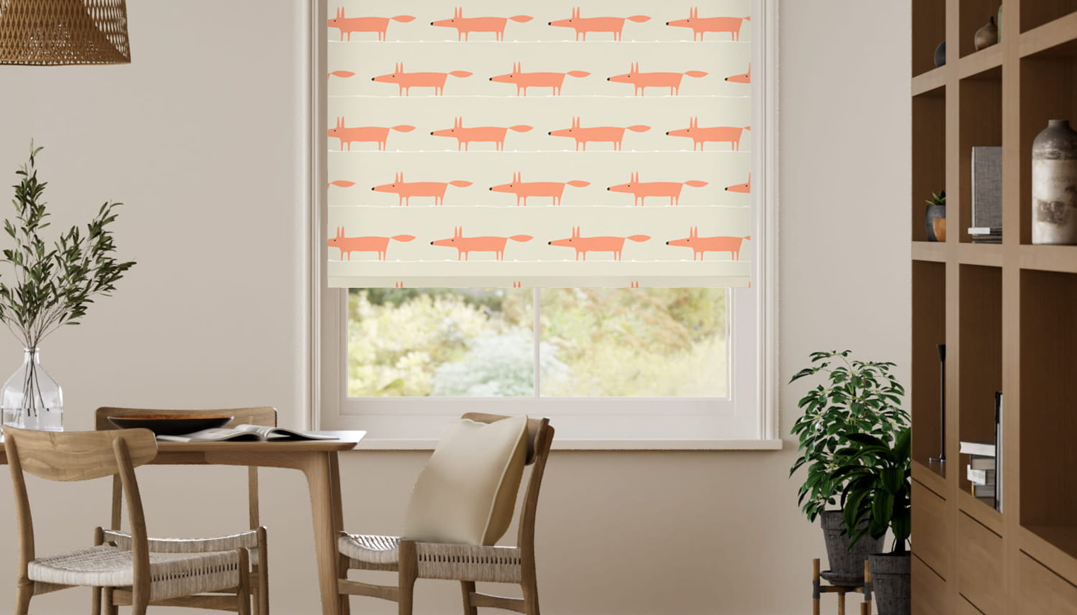 Orange Roller Blinds