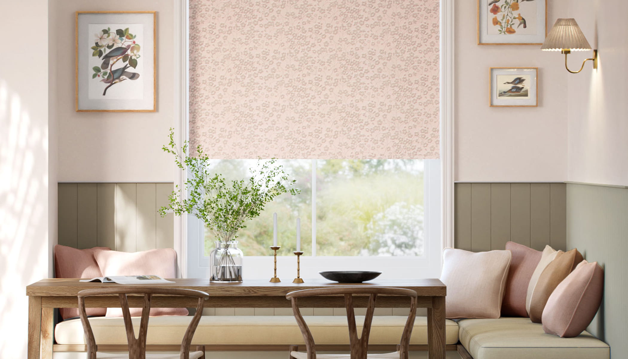 Pink Roller Blinds