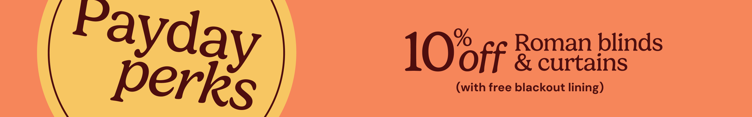 Payday perks - 10% off everything