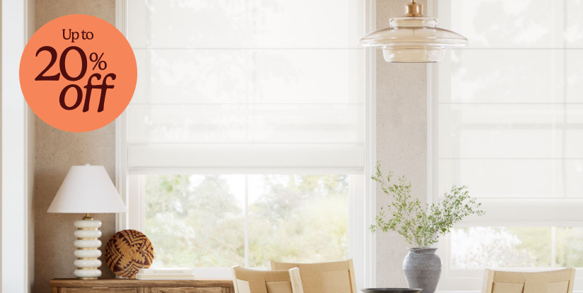 Voile Roman blinds