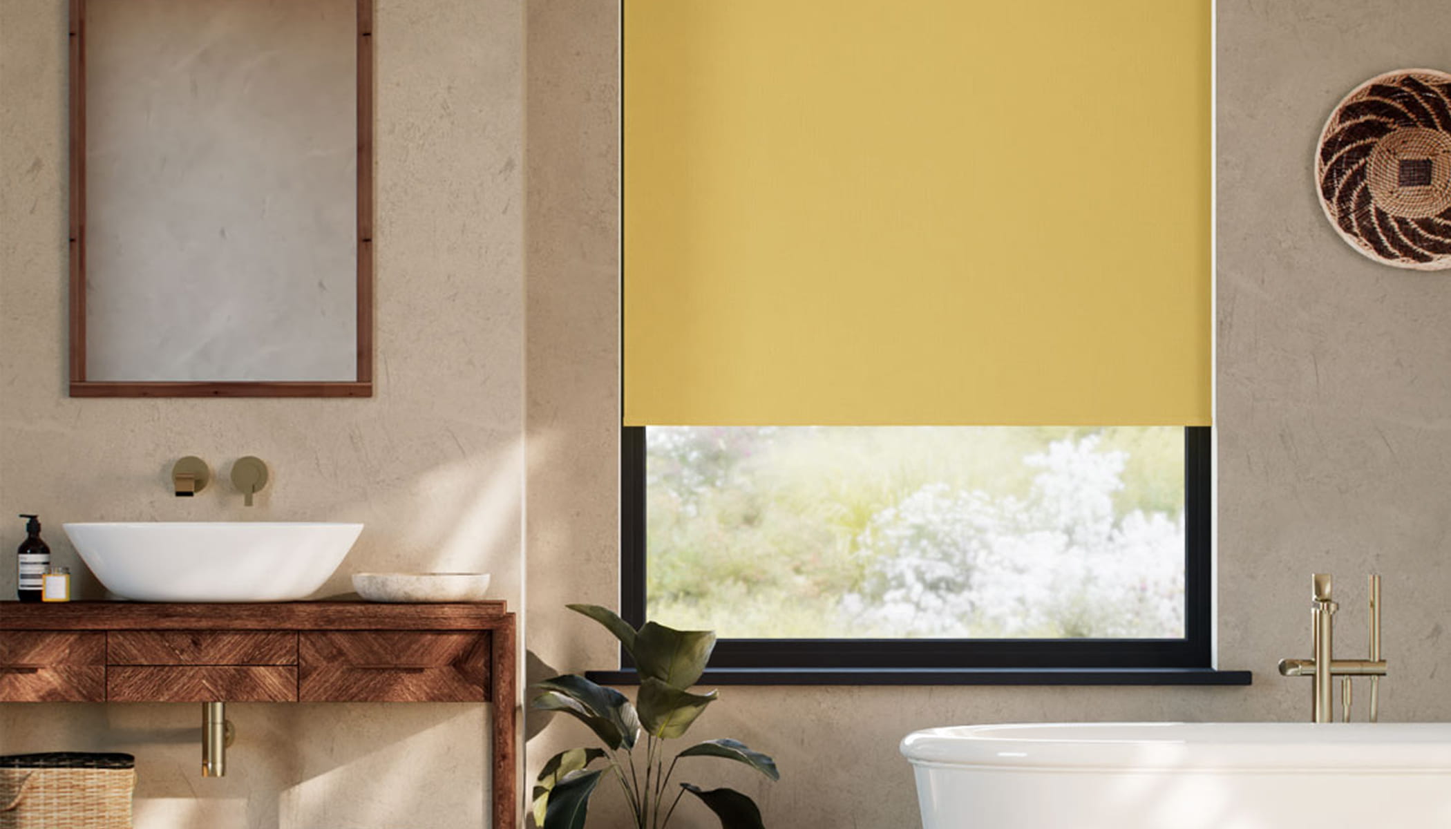 Yellow Roller Blinds