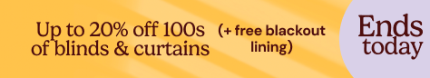 AW OFFER - Sleep Week - Up to 20% Off Hundreds (Blinds & Curtains) ENDS TODAY