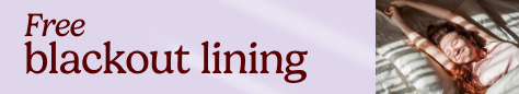 AW OFFER - Free Blackout Lining