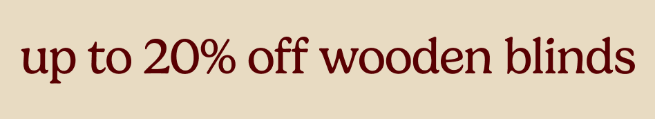 AW OFFER - Up to 20% Off Woods