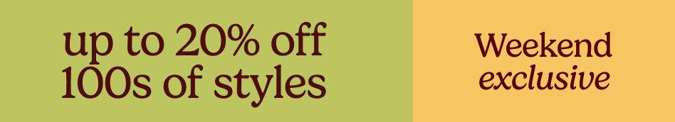 AW OFFER - Up to 20% Off Hundreds