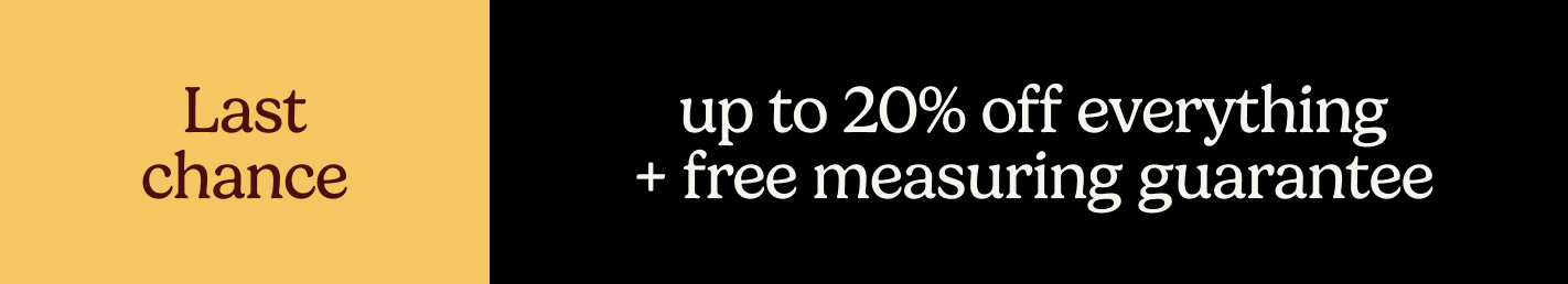 AW - BF Starts Early - Up to 20% Everything - Last Chance