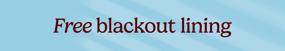 AW - BFSE Free Blackout Lining