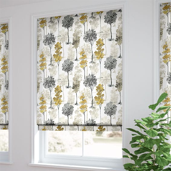 Astbury Linen Gold Roman Blind