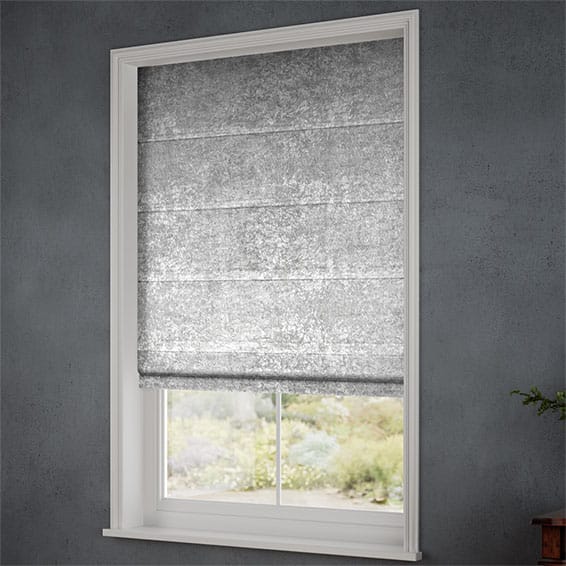 Crushed Velvet Blinds 2go Luxury, What Size Curtains For 6ft Window Blinds Uk