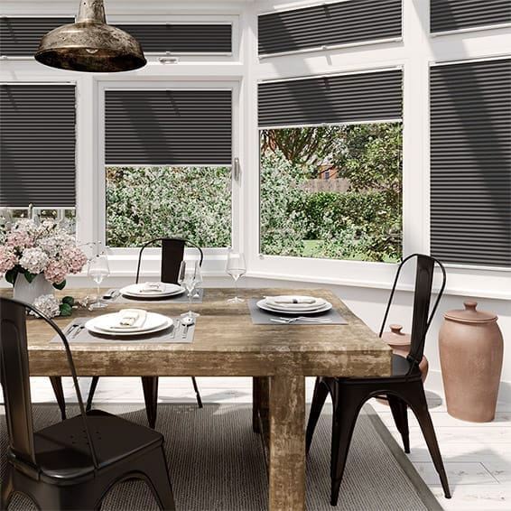 ブラインド U-MAT PerfectFIT DuoShade Anthracite Thermal Conservatory Blind