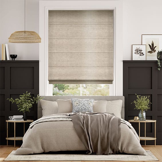 bedroom blinds 2go™, elegant faux silk roman blinds