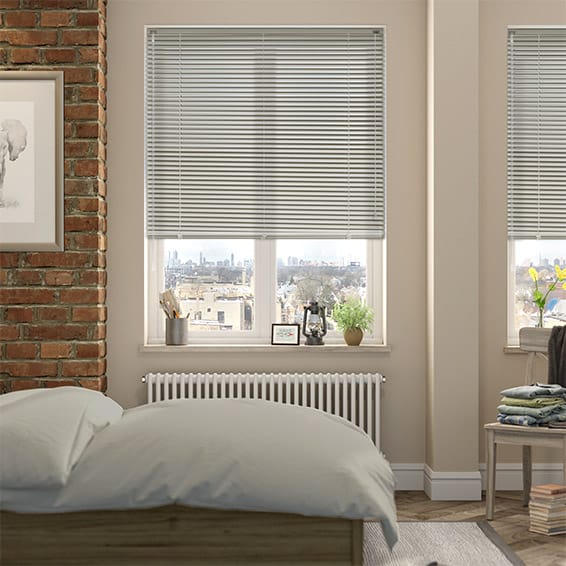 Essence Pale Grey Venetian Blind 25mm Slat