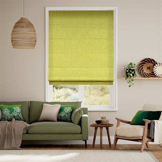 Roman blinds for kitchen windows