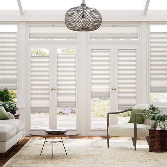 SIAM SHADE X ～The Perfect Collection～ PerfectFIT DuoLight Crackle Alabaster Thermal Blind