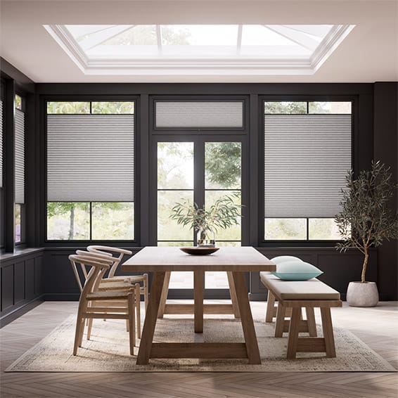 Perfect Fit® DuoShade Crackle Fog Thermal Conservatory Blind