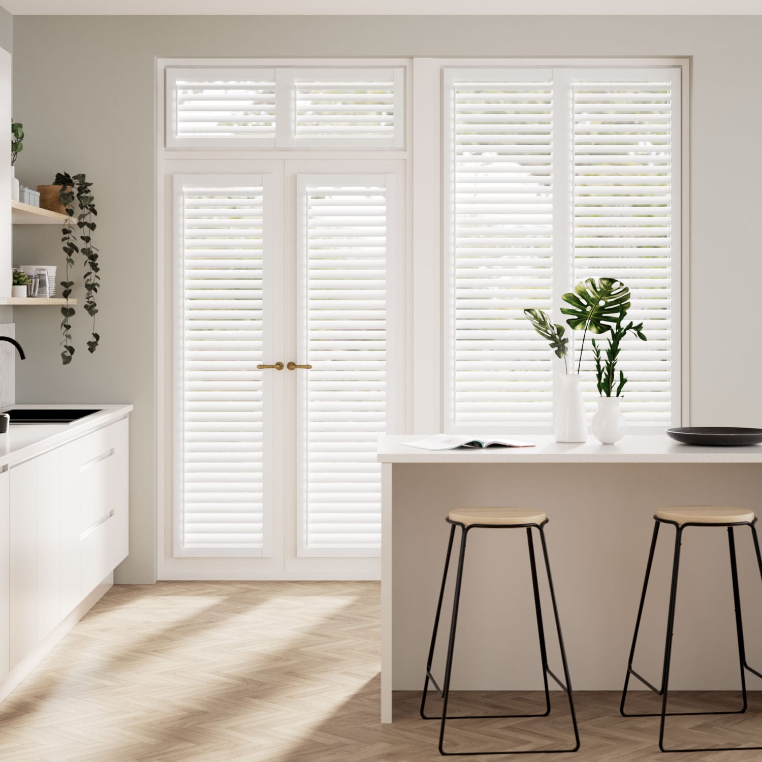 PerfectFIT Pure White Shutter Blind