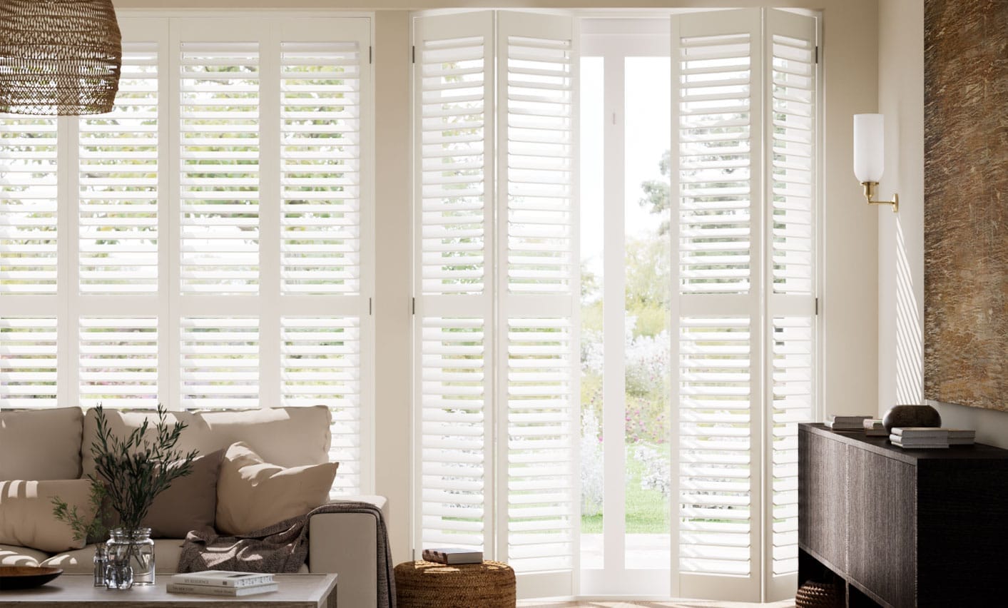 Shutter Blinds Stylish Waterproof Made To Measure