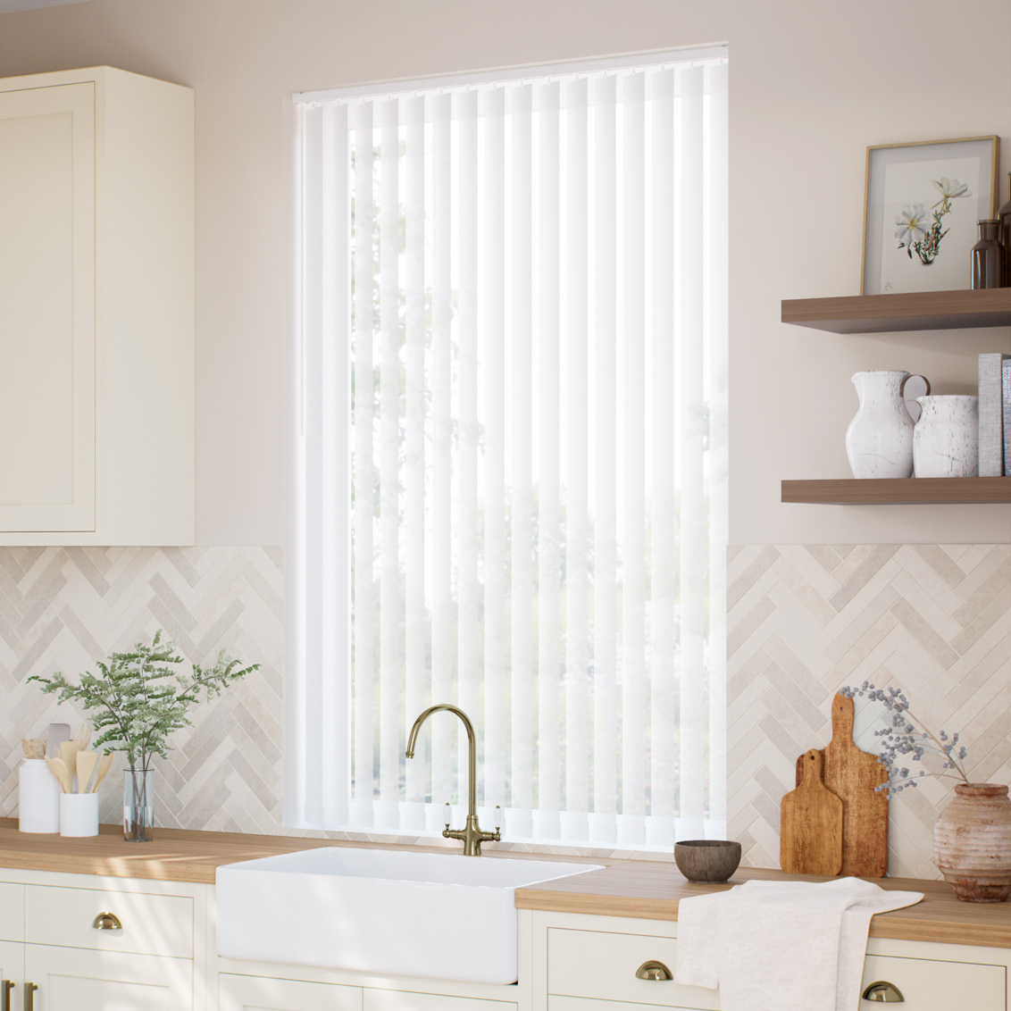 DALIX Ribbed Replacement Blinds Vertical Slats Off White 52 DALIX Ribbed Replacement Blinds Vertical Slats Off White 52